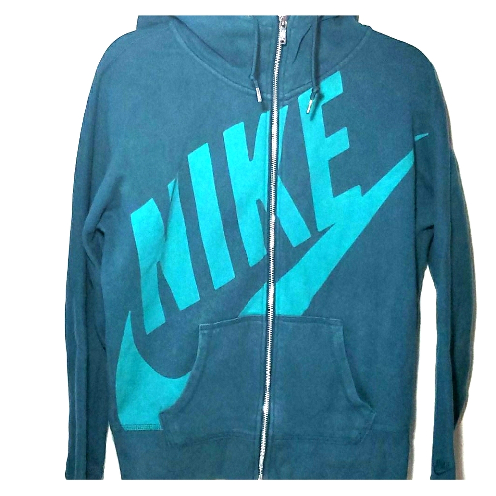 Womens Nike Sportswear Big Logo Zip Up Hoodie Med